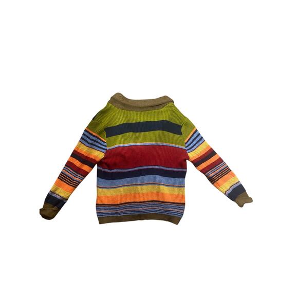 Colorful Striped Knit Sweater – XL to 3XL Fit - Picture 2 of 3